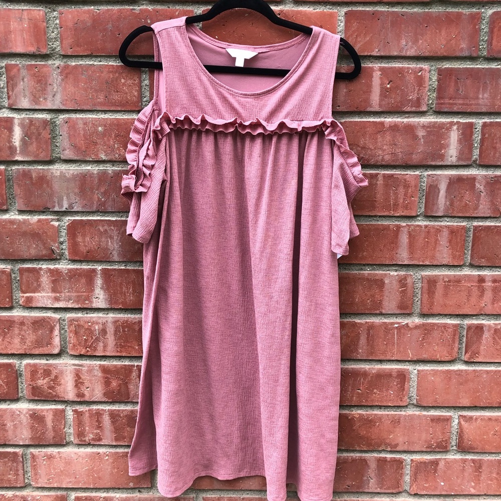 LC Lauren Conrad Cold Shoulder Dress